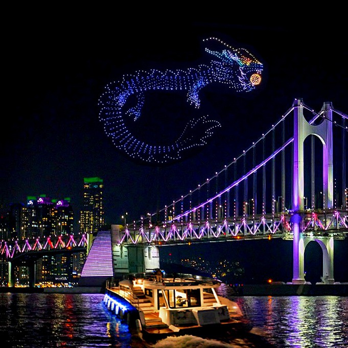 Busan Haeundae yacht tour: drone show times, autumn sunset and night view review