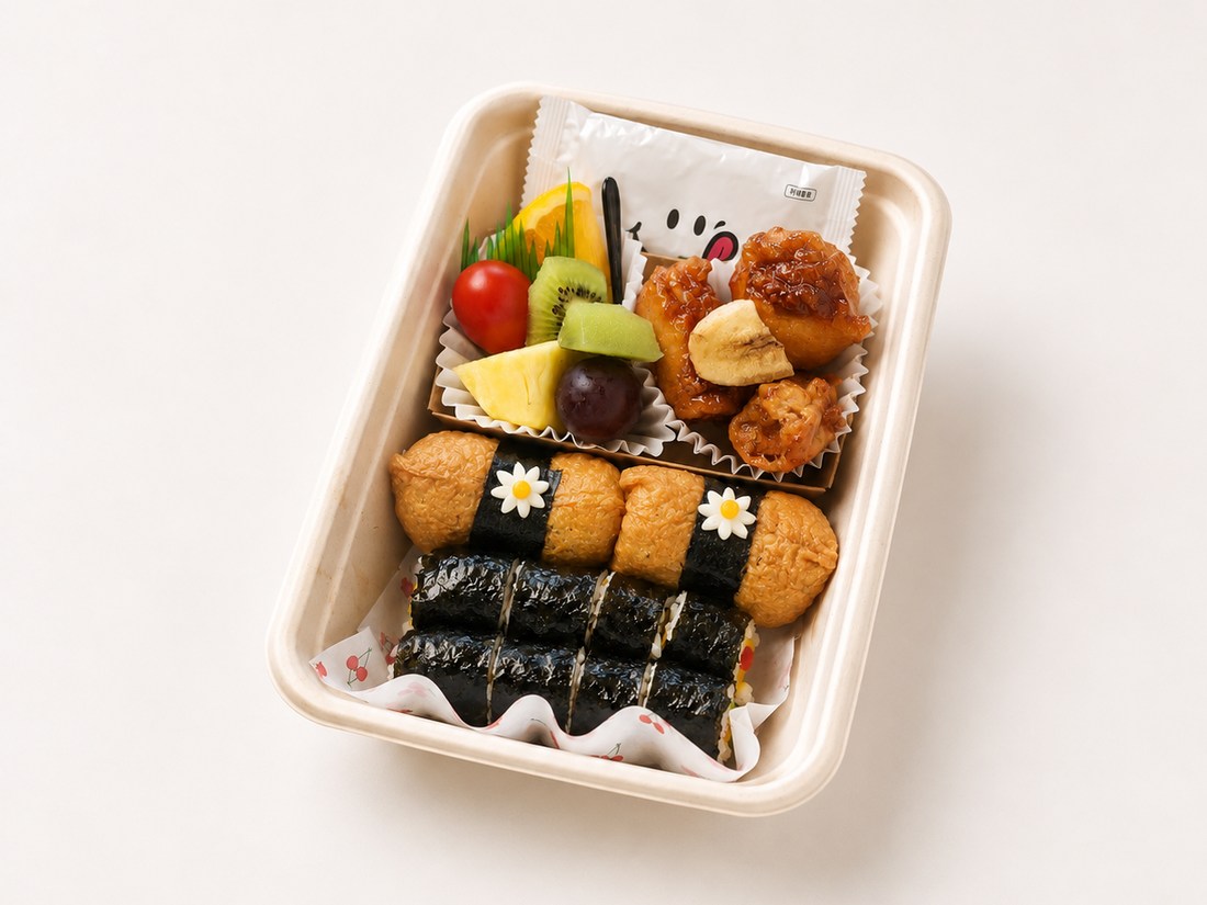A Dinner Cruise K-FOOD box, packed full
