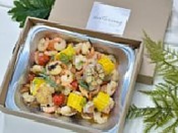 Shrimp cazuela