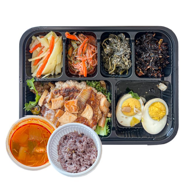 Korean lunch box (6 side dishes)