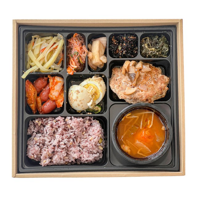 Korean lunch box (8 side dishes)