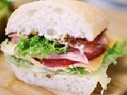 Ciabatta sandwiches