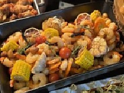 Shrimp cazuela