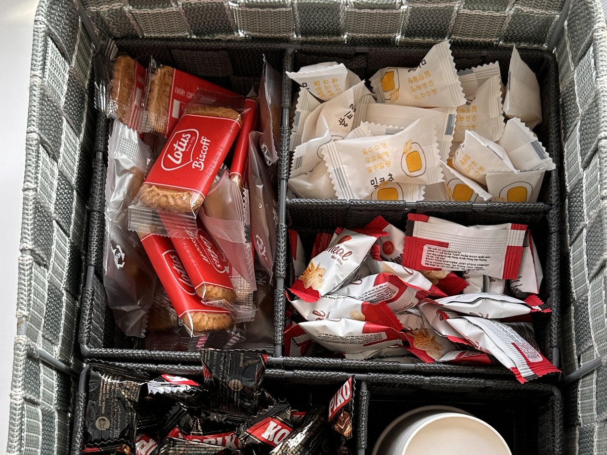 Snacks served on board